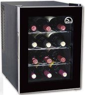 Igloo FRW1201 12-Bottle Wine Cooler, Black