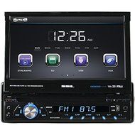 SOUNDSTORM SD726MB 7&quot; Single-DIN In-Dash DVD Receiver with Motorized Touchscreen Digital TFT...