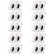 Acoustic Audio IW191 In Wall Speaker 10 Pair Pack 2 Way Home Theater 4000 Watt New IW191-10Pr