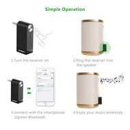 Bluetooth Receiver, Ugreen 3.5mm Aux Bluetooth 4.1 Receiver Audio Music Car Receiver Bluetooth Car Speaker, with... N4