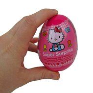 ONE Hello Kitty plastic surprise egg with toy inside N2