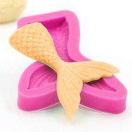 Beauty Clubs Mermaid Tail Silicone Jelly Sugar Chocolate Fondant Molds