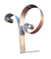 Hortense B. Hewitt Wedding Accessories Metal Scroll Cake Top, Letter M, 5-Inch Tall N16