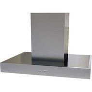 Miseno MH10836AS 600 CFM 36 Inch Wide Stainless Steel Dual Halogen Light Island, Stainless Steel