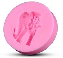 Hual@ DIY Elephant Shape Mold Fondant Cake Mold