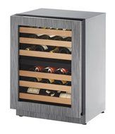U-Line U2224ZWCINT01A Built-in Wine Storage, 24", Stainless Steel