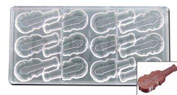 Polycarbonate Violin Mold, 12 Cavities