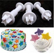 SNW Mini Star Embossing Dies Printing Tools Fondant Mold Soap Silicone Bakeware Chocolate Mold Cake Decoration...