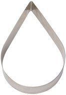 Fat Daddio's Stainless Steel Drop Cake and Pastry Ring, 10 x 7 x 2 N3