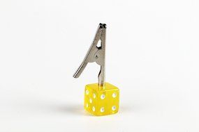 Dice Crocodile Clip (Red) N8