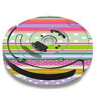Skin Decal Vinyl Wrap For IRobot Roomba 650 655 Vacuum / Colorful Chevron