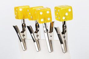 Dice Crocodile Clip (Red) N10