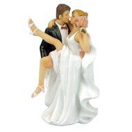 GSPORT Wedding Cake Toppers Bride and Groom Resin Dolls Wedding Decoration 20 pieces Design (K) N64