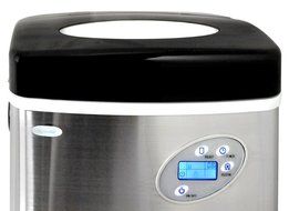 Newair AI-215SS Stainless Steel Portable Ice Maker with 50 Lbs. Daily Capacity N2