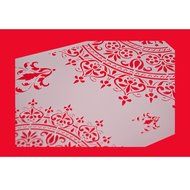 FOUR-C Cake Top Stencil Cake Design Tools Color White