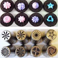 KiwiTwo A Set of 32pcs Russian Icing Piping Nozzles Cake Decoration Tips Home Baking DIY Tool Tulip Rose Nozzle...