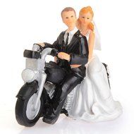 GSPORT Wedding Cake Toppers Bride and Groom Resin Dolls Wedding Decoration 20 pieces Design (K) N75
