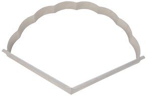 Parrish Magic Line Fan 13 x 16 x 2 Inch Cake Pan