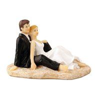 GSPORT Wedding Cake Toppers Bride and Groom Resin Dolls Wedding Decoration 20 pieces Design (K) N79