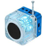 Refresh Your Life Portable Mini Speaker LCD HiFi Music MP3/4 Player Micro SD/TF USB Disk FM Radio N6