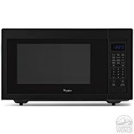 Black Microwave Oven, 1.6 Cubic Feet