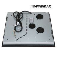 WindMax&reg; 23.5'' Glass 2 Induction &amp; 2 Infrared Cooker Timmer Burners Stove Cooktops 6000W 240V N11