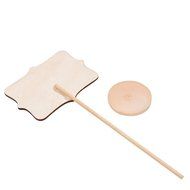 Mini Wooden Standing Chalkboard Backboard Wedding Favor Party Table Decor Message Number Price Tag N2