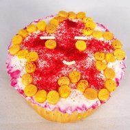 Natural Color Sequins confetti sprinkles cake decorations cupcake toppers