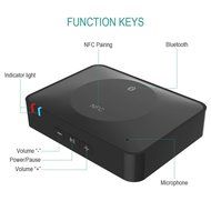 WFS NFC Bluetooth 3.0 Wireless Audio Receiver Adapter 3.5mm/ RCA Stereo Output for Android PC Iphone Ipad Tablet... N5