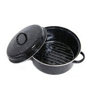Stovetop Grill Roasting Pot Pan for Potato, Corn (28cm) N3