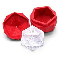 Critical Hit d20 Ice Mold - Chocolate or Soap