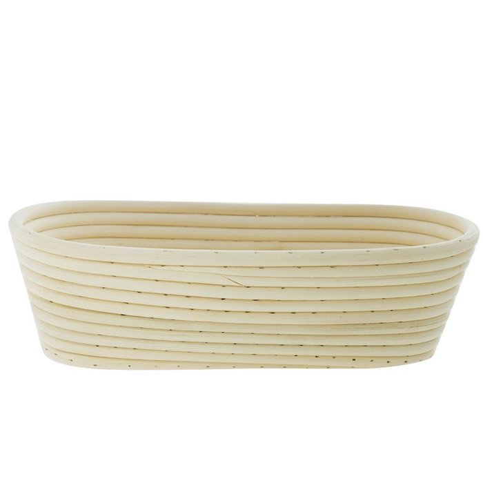 iEFiEL Sourdough Brotform Bread Dough Proofing Handmade Rising Rattan Banneton Basket (1, Medium Oblong (9.8*5.9... N13