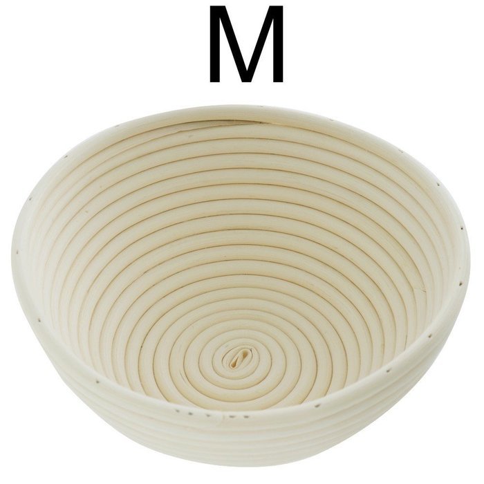 iEFiEL Sourdough Brotform Bread Dough Proofing Handmade Rising Rattan Banneton Basket (1, Medium Oblong (9.8*5.9... N15