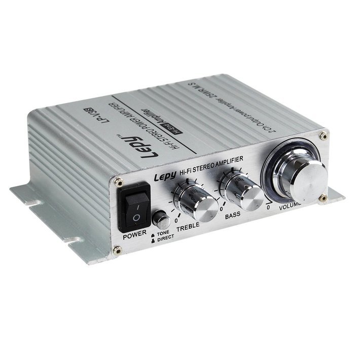 Lepy LP-V3S 25Wx2 RMS High Fidelity Stereo Digital Audio Amplifier with US 5A Adapter for iPhone Computer MP3... N3