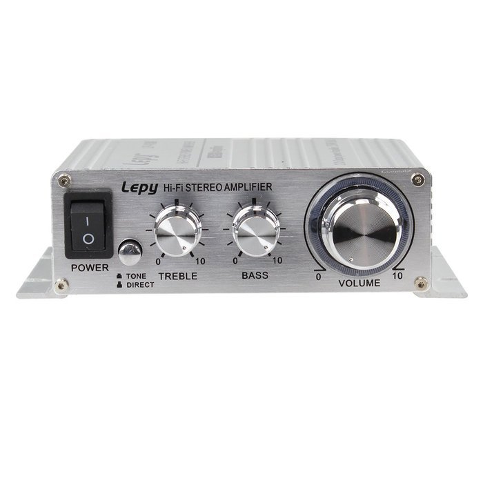 Lepy LP-V3S 25Wx2 RMS High Fidelity Stereo Digital Audio Amplifier with US 5A Adapter for iPhone Computer MP3... N5
