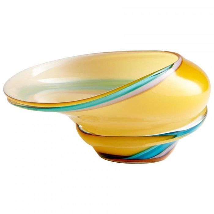 CYAN DESIGN 06113 Small Cali Bowl, Yellow