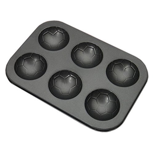 YOFAN Steel Nonstick 6-Cavity Cake Pan , Cake Mold (BEARS) N2