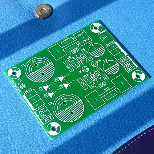 Electronics-Salon 1PCS Voltage Regulator PCB for LM317 LM337 or 78xx 79xx IC N3