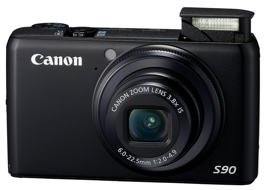 Canon PowerShot S90 10MP Digital Camera with 3.8x Wide Angle Optical Image Stabilized Zoom and 3-Inch LCD (OLD...