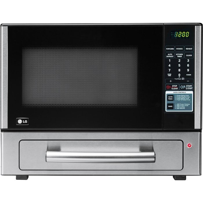 LG LCSP1110ST 1.1 Cu Ft Counter Top Combo Microwave and Baking Oven, Stainless Steel N4