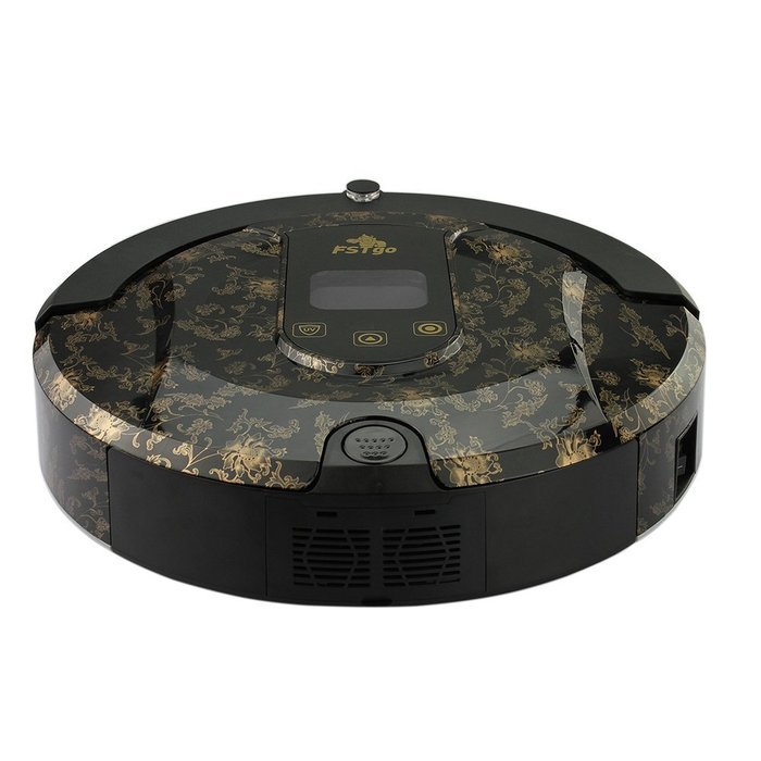 Robot Vacuum Cleaner, FSTgo FR-808 B Robotic Cleaner (Sweep, Dry Mop, Vacuum Clean, UV Sterilization,Drop-Sensing... N4