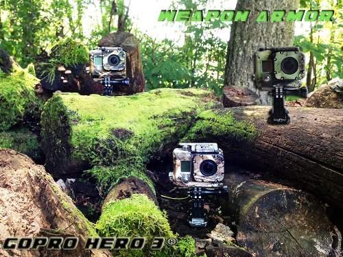 Camo Housing Skin Armor for GoPro Hero 3 - Mossy Oak Duck Blind N2