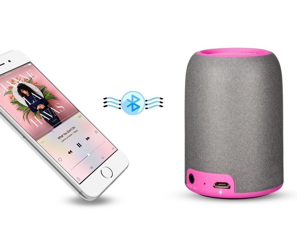 IRISTIME Generic Minikin portable Bluetooth speaker Blue(M)1 N4