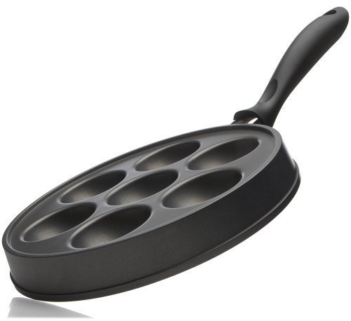 Norpro 3113 Cast-Aluminum Nonstick Aebleskiver Stuffed-Pancake Pan