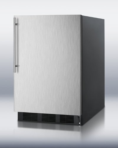 Summit AL752BBISSHV 24" 5.5 Cu. Ft. Capacity ADA Compliant Compact Refrigerator with Automatic Defrost Adjustable...