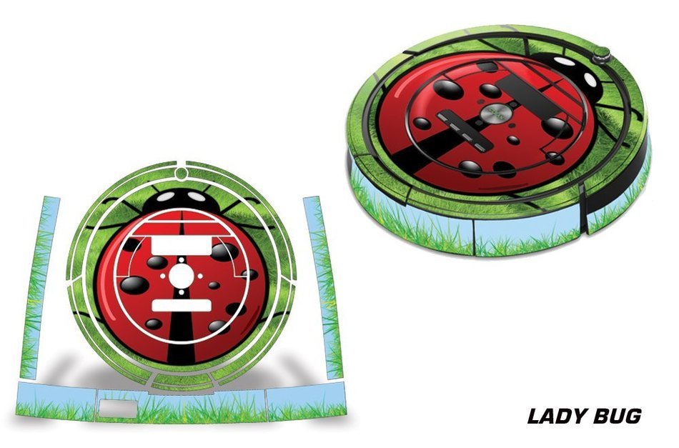 Skin Decal Wrap For iRobot Roomba 860/870/88​0 Vacuum Sticker Accessorie​s LADYBUG