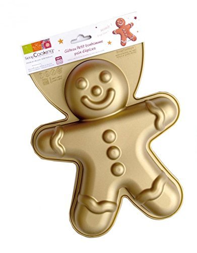ScrapCooking Silicone Gingerbread Man for Cake