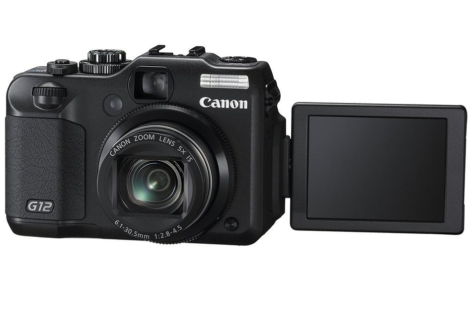 Canon Digital Camera PowerShot G12 PSG12 10MP 5x Optical Zoom Wide angle28mm 2.8-inch Vari-angle Display - International... N7