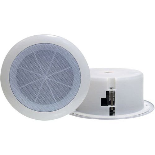 Pyle Home PDICS6 6.5-Inch Full Range In-Ceiling Flush Mount Enclosure Speaker Sy N2