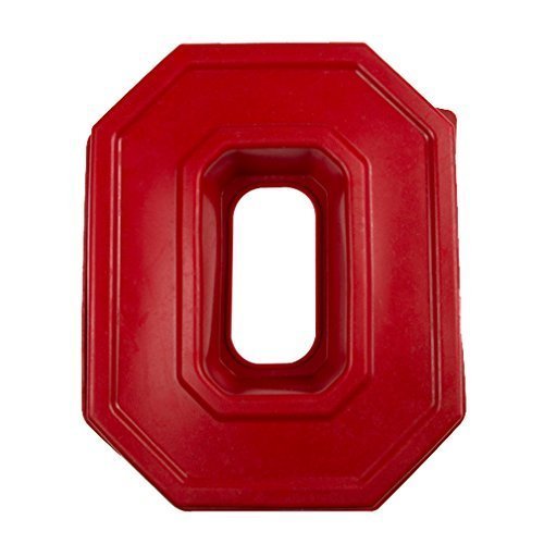 NCAA Ohio State Buckeyes O Cake Pan with Stand, One Size, Red by Fanpans